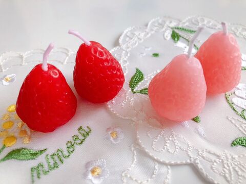 セリアでいちご摘み ピンクと赤の可愛いキャンドル 暮らしニスタ セリアでいちご摘み ピンクと赤の可愛いキャンドル 暮らしニスタ