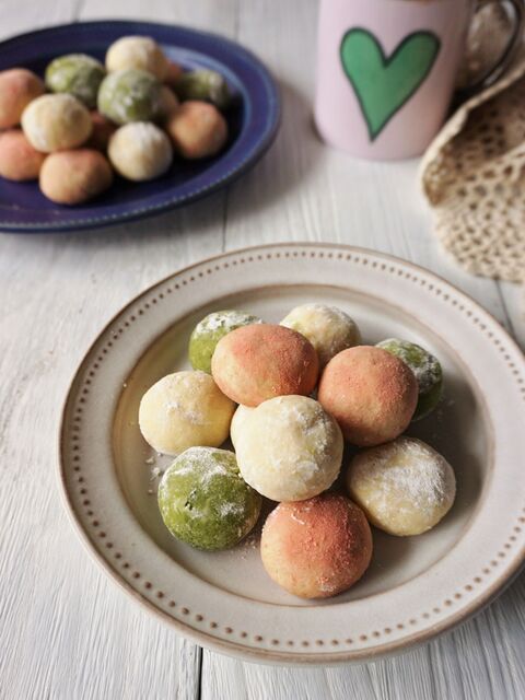 雛あられみたいな見た目にキュン 春色スノーボールクッキー 暮らしニスタ 雛あられみたいな見た目にキュン 春色スノーボールクッキー 暮らしニスタ