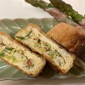 栃尾揚げのはさみ焼き