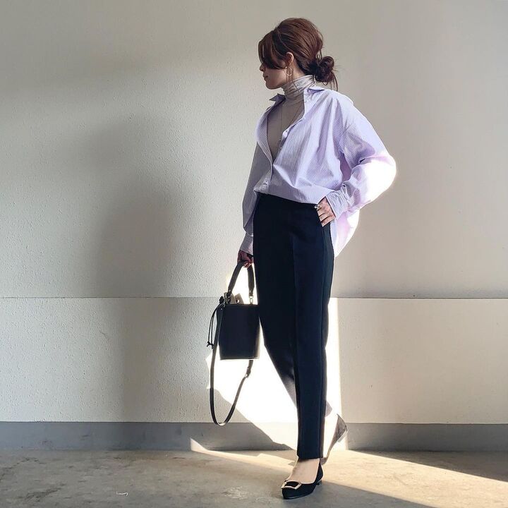 【GU】1,990円で登場!360度どこから見てもラインすっきりの高見えパンツ♪