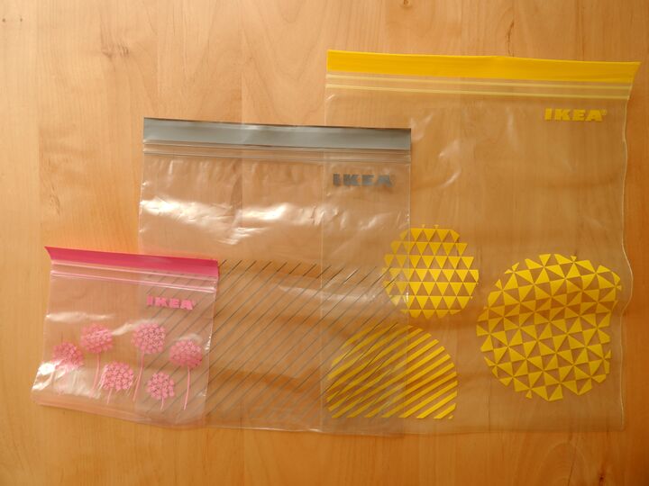 余ってたらやってみて!サイズ豊富なIKEAフリーザーバッグはこんな使い方もできますよ♪