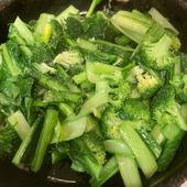 簡単な青菜炒めのつくり方♪