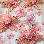 春のお部屋に咲かせちゃぉ♪ 〜桜のペーパーファン〜