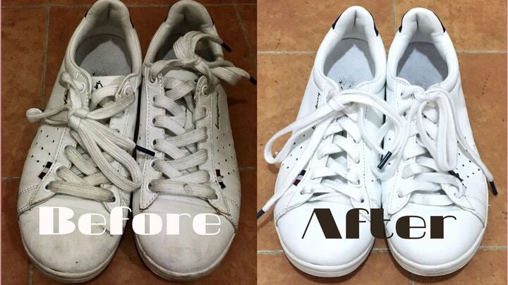 材料は2つだけ!放ったらかしでスニーカーが真っ白になる驚きの方法とは?