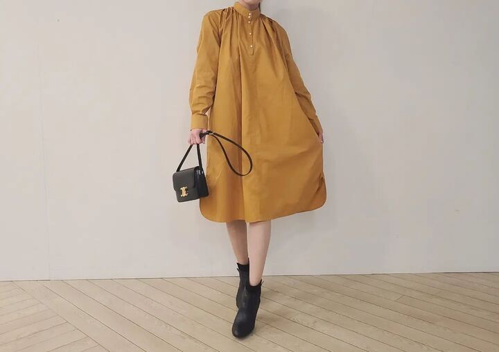 【ユニクロ】3,990円に値下げ中!今すぐ1枚で着たいギャザーワンピース♪