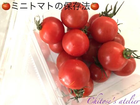 ミニトマトの保存法