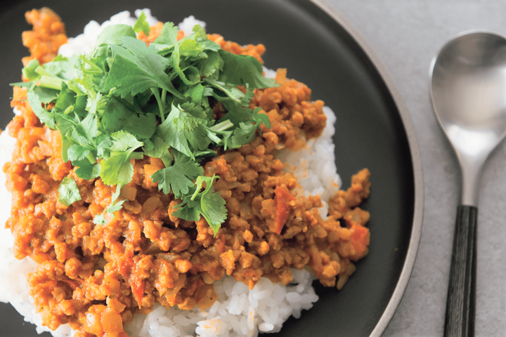 大豆ミート初心者さん必見。3ステップでヘルシードライカレー