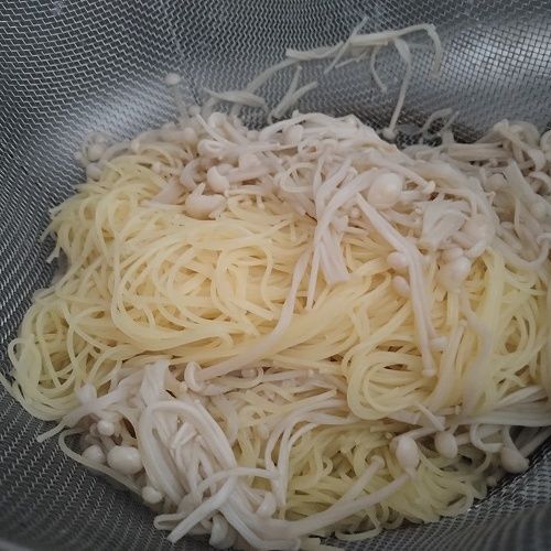 えのきとパスタ