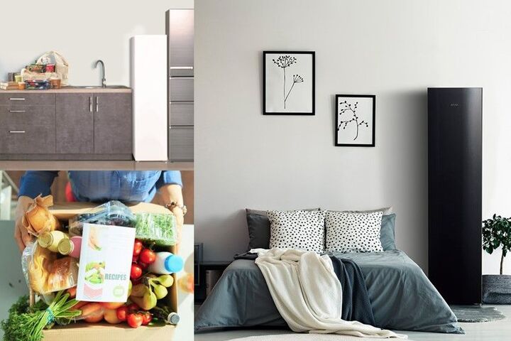 欲しい人が急増中!インテリア顔で人気のAQUAのセカンド冷凍庫「スリムフリーザー」に新色登場です♡