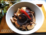 ★韓国料理。副菜に最適なきのことにんにくの醤油漬け　ボソッ マヌル ジャンアチ★