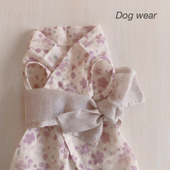 セリア商品3つで作る型紙不用！簡単犬用浴衣の作り方♪