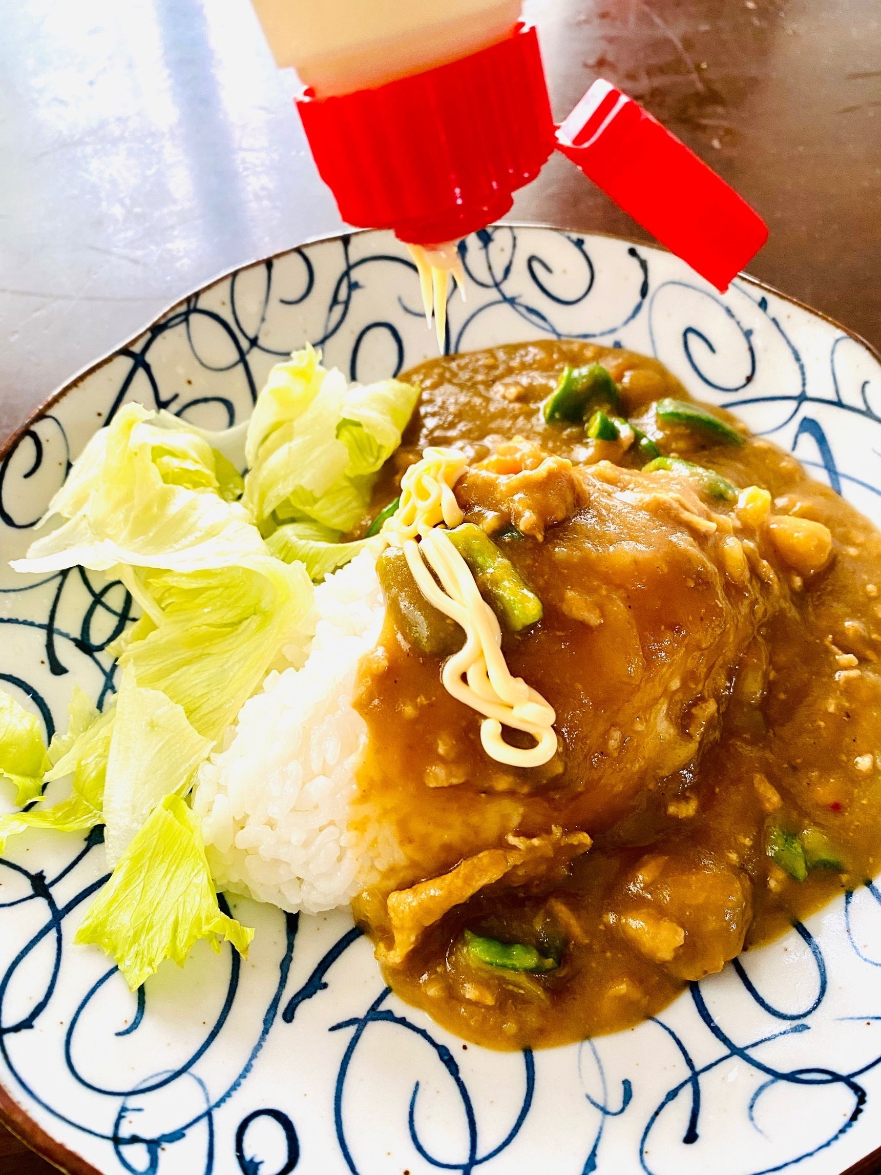 キーマカレーにはこれ〜マヨラーではないですがやみつきかも！