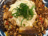 麻婆茄子そうめん♪