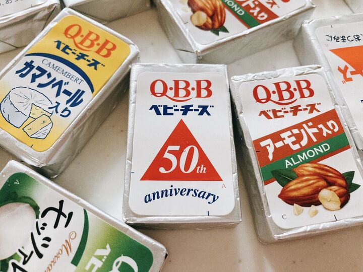 QBBベビーチーズのかわいいラベル、捨てません！うちではこう楽しんでます♪