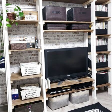 オシャレで簡単♪テレビ台・テレビボードのDIYアイデア集｜暮らしニスタ