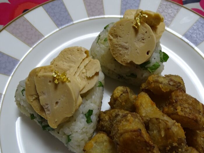 #OnigiriAction  Balle de riz  au beurre d'oursin