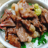 ★孤独のグルメで五郎さんがバクバク‼食堂とだか風牛ご飯★