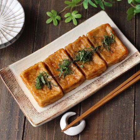 【高野豆腐の照り焼き】新食感、もっちりおいしい☆