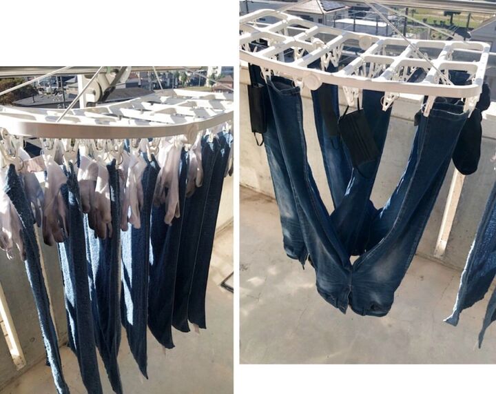 ウチの干し方はヨソとは違うらしい(笑)