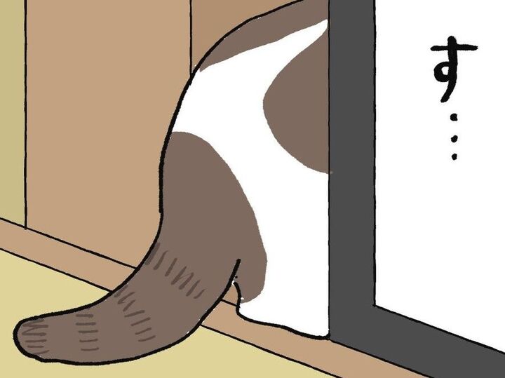 ススス…【てらねこミー子の日常】