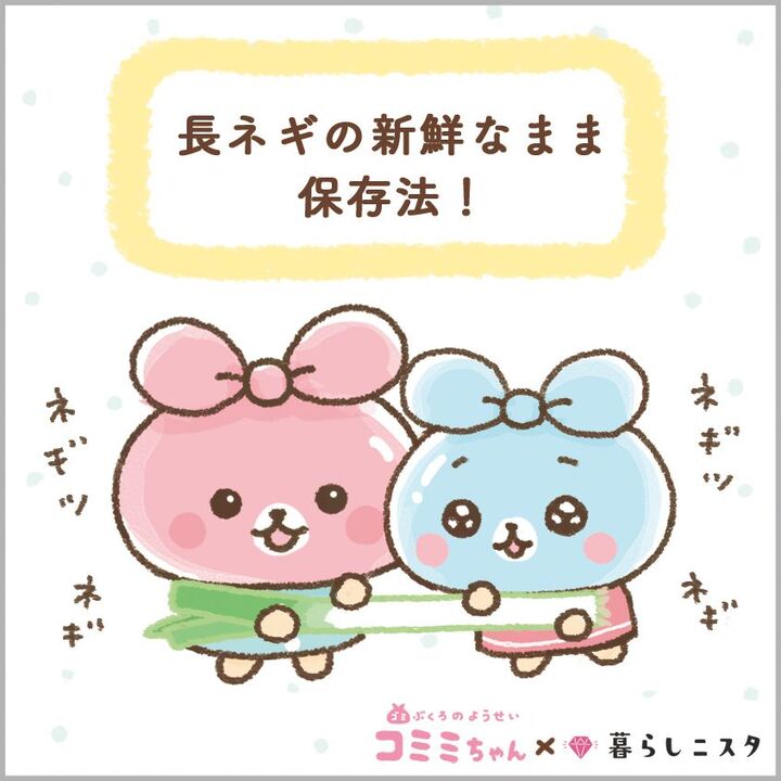 長ネギ買ったら最初にやってみてー! シャキシャキ新鮮なネギがエブリディ使えましゅよ♡|コミミちゃん