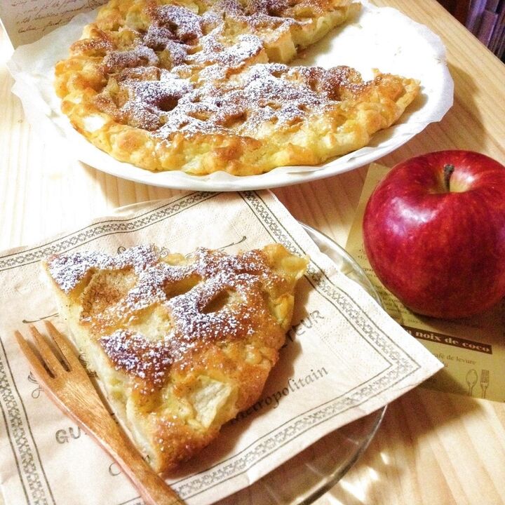 はかり要らず!ワンボウルでできる簡単りんごケーキ♪