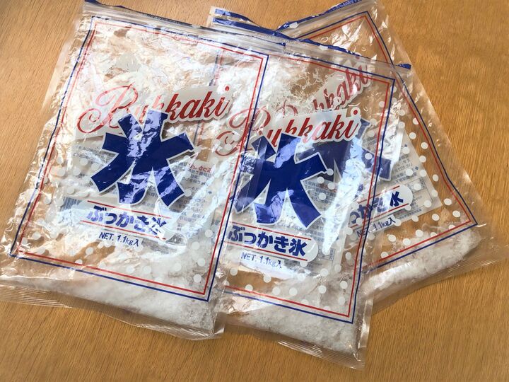 【意外な活用法】ロックアイスの残りのシャリシャリ氷、もったいないから袋もろとも使ってみた♪