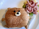 可愛いくまサンドイッチ「花束どうぞ～」～食パンの耳レシピ～花束サラダサンドイッチ