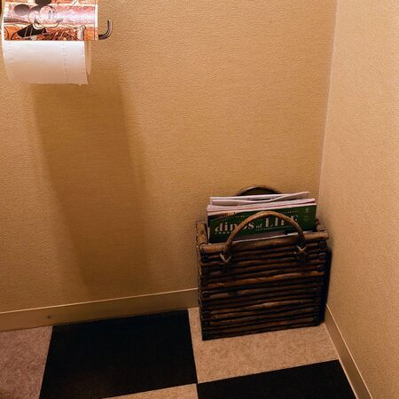 その2→トイレに長く居る時に、チョット読みたい雑誌を床に置いていたけど…