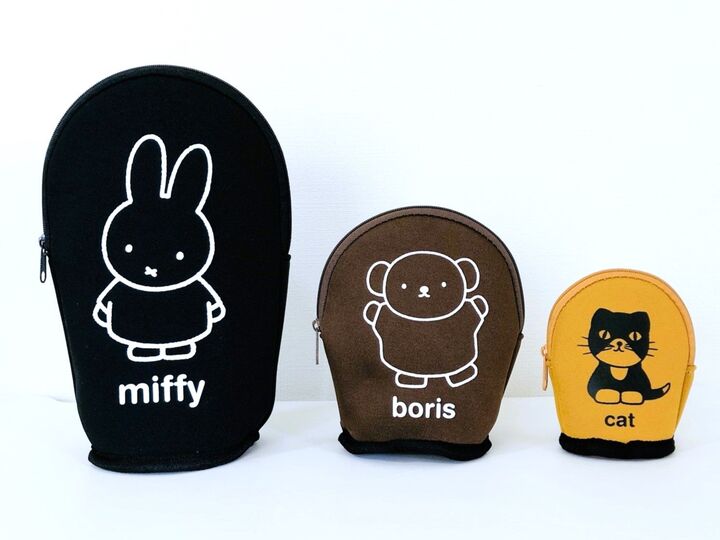 45才向け雑誌の本気付録すご!メガネ入れたい♪【セブン限定】ミッフィーのふかふかポーチ3個セット。これは買い~♡