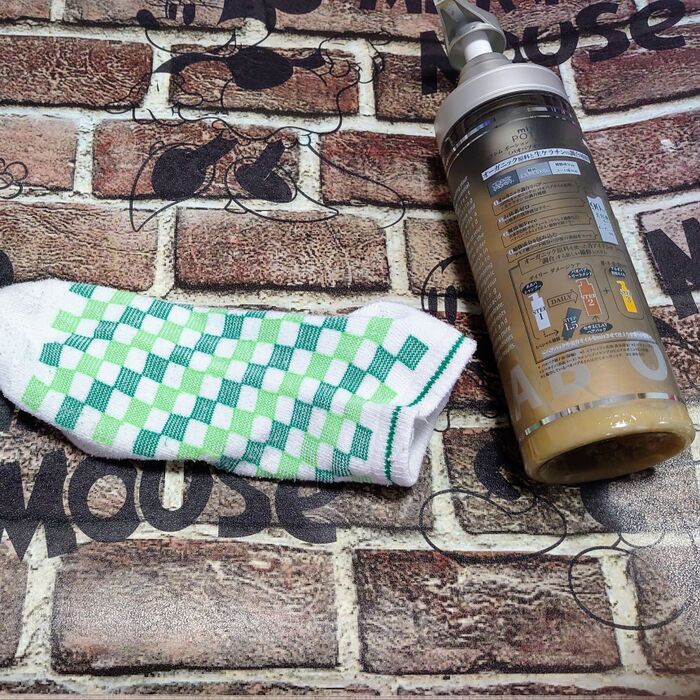 捨てる予定の靴下を使用