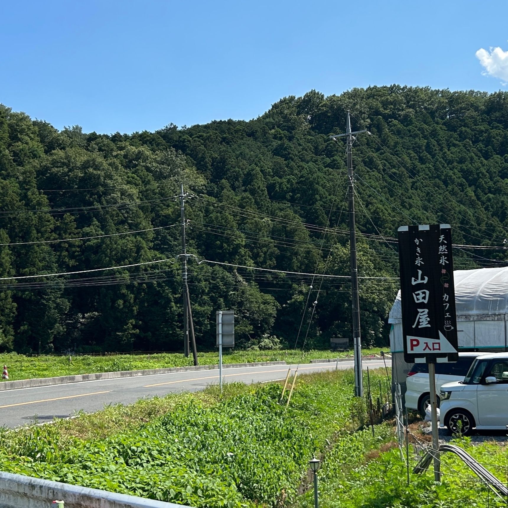 自宅から2時間ほど車を走らせると。。