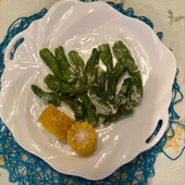 ししとう唐揚げ！シンプルな味付けで美味しい〜