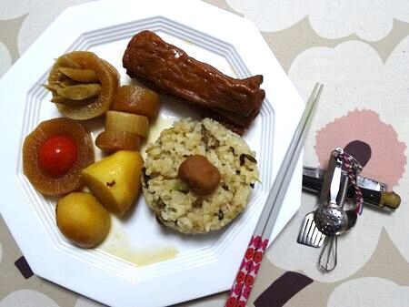 お家one plate lunch  平天炊き合わせいろいろ