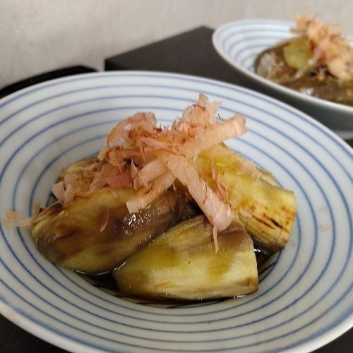 フライパンで作る焼きナス