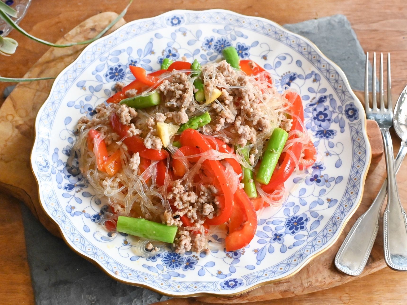 さっぱりレモン風味♪春雨と野菜炒め