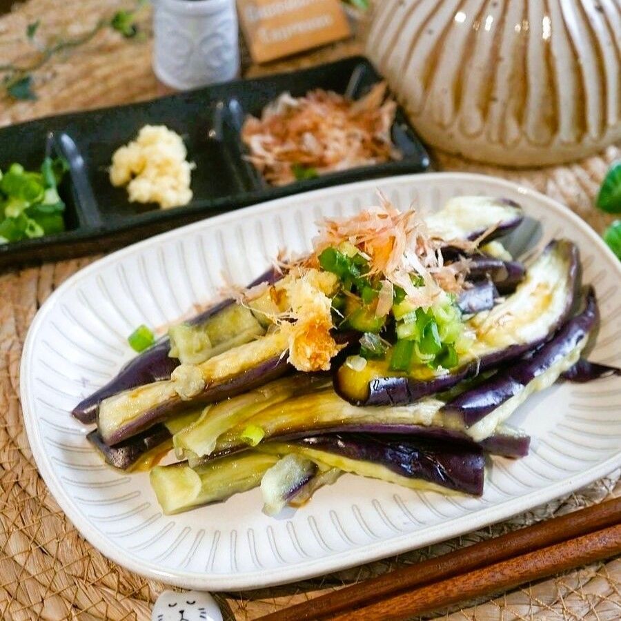 伝説の〈まるごと茄子レシピ〉BEST3！！レンチン一発なのでヘトヘトな日も助かります♪