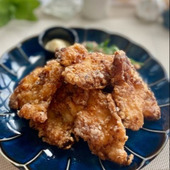 おつまみに最適〜鶏むね肉のせんべい風