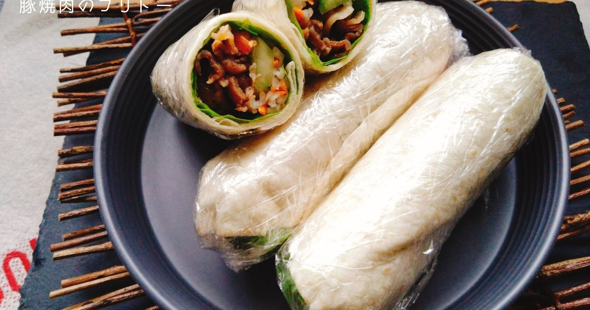 黒豆と牛肉のブリトーのレシピ