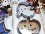【セリア】ハロウィンのクッキー抜き型、2Pで110円！お値打ちです、2セット購入ー♪