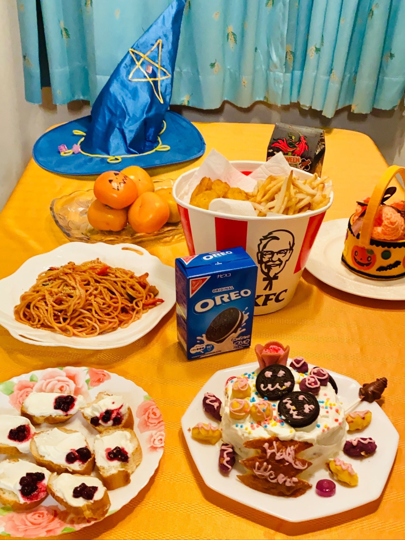 Halloweenで手作りご飯でワイワイ♪