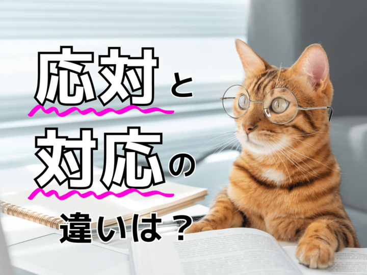 「応対」と「対応」の違い、わかりますか?知らないと赤っ恥!?【意外と知らない日本語】