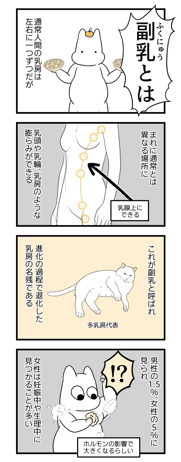 副乳 乳房が4つ！？全部から母乳、出るの？出ないの？？～続・授乳トラブル～【ポンコツぽんかん育児録#5】 3ページ目｜暮らしニスタ