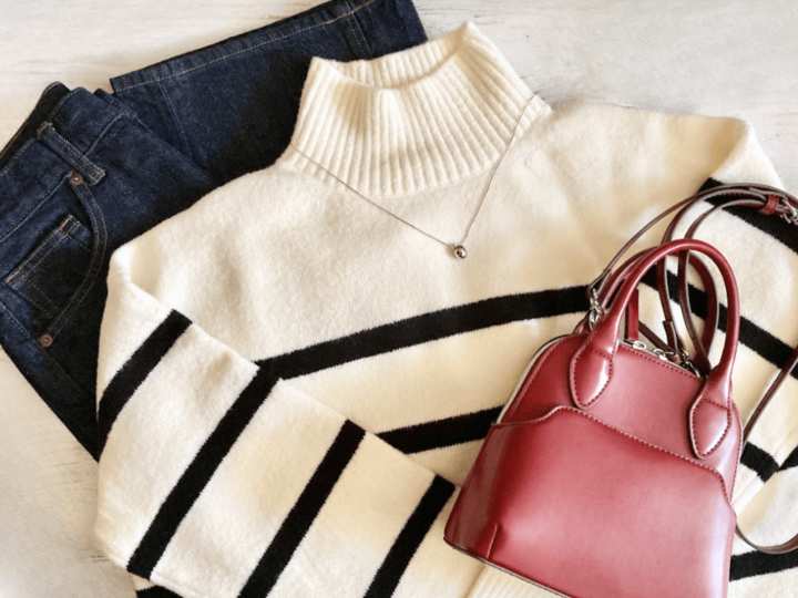 【GU】冬のワードローブのスタメン確定!「大人気セーター」のボーダー柄がめちゃ使えます♡〈着回しコーデ3選〉