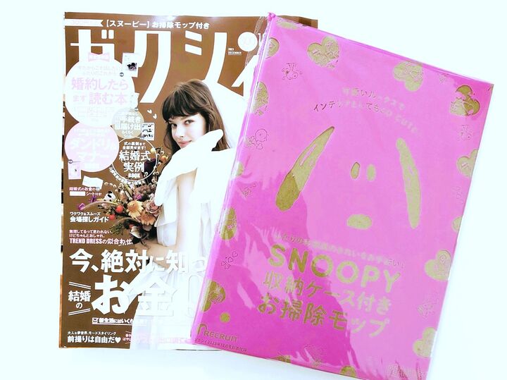 花嫁さん向けが想定外!!〈ゼクシィ12月号付録〉年末のお掃除が楽しくなりますヨ♡