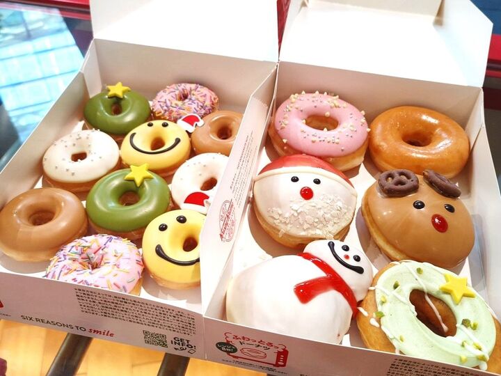 【クリスピー・クリーム・ドーナツ】冬限定のサンタ&トナカイ&スノーマンが可愛すぎる♡クリスマスに絶対食べたい!!!