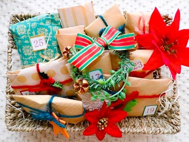 【クリスマスDECOコンテスト】第1位!超お手軽アドベントカレンダーの作り方。材料はすべて100均で!