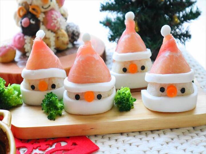かわいすぎて悶絶♡コンテストで大絶賛の「サンタ寿司」レシピはクリスマスパーティの主役級メニュー!!!