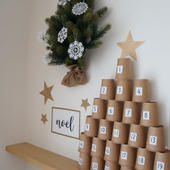紙コップで作るアドベントカレンダーツリー