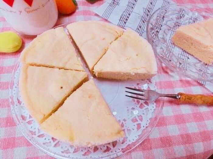 オーブンなし！チーズなし！でも絶品♡ふわふわ淡雪チーズケーキができちゃった！